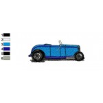 Classic Cars 55 Embroidery Design